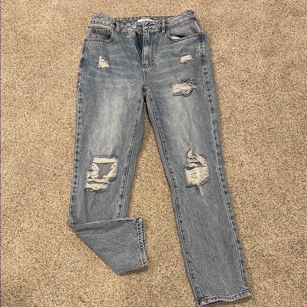 PacSun Light Blue Distressed Boyfriend Jeans